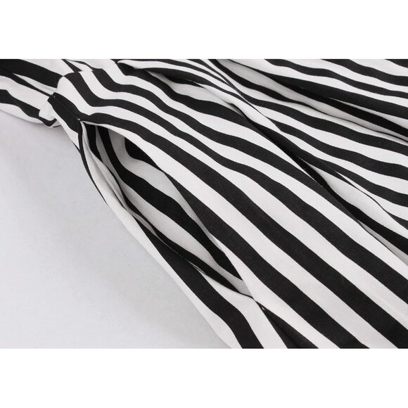 Women's Vintage Button Down Shirt Dress Cotton Spandex Plus Size Casual - Picture 5 of 6